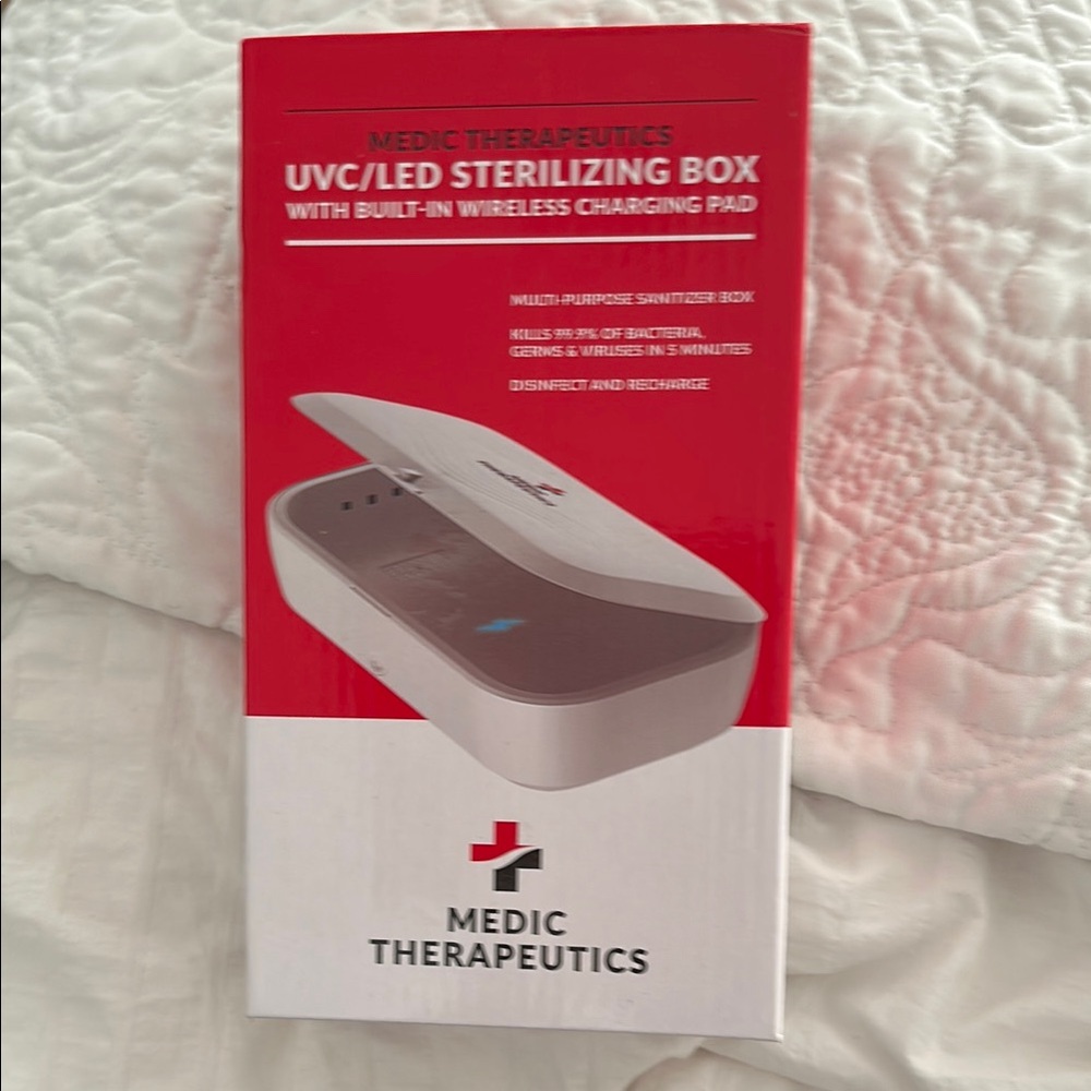 UVC/LED Sterilizing Box - White